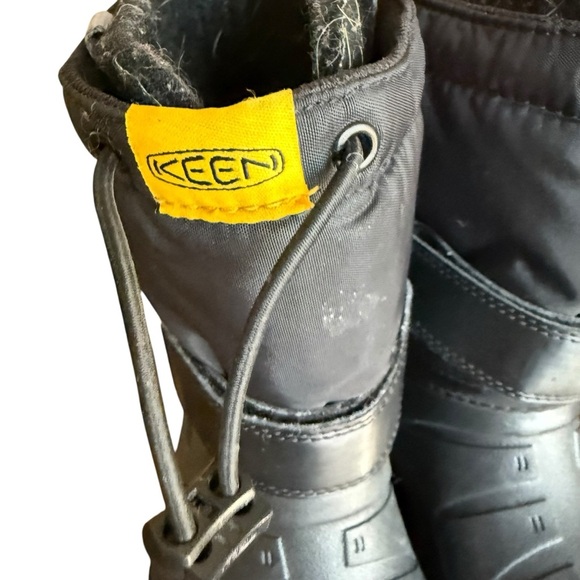 Keen Black Purple Shellback 400g Insulated Waterproof Winter Boots Youth Size 11 - Picture 3 of 14